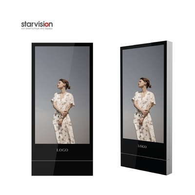 Aluminium 3mm Pixel Pitch LED Digital Totem Display For Mall Advertising