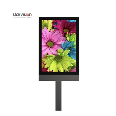 Pole Mounted P3 Street LED Display Outdoor LED Video Display