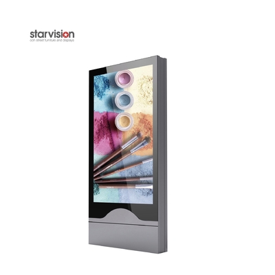 206W Free Standing Advertising Display RAL Android 5.1 For Shopping Center